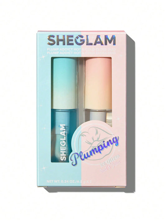 SHEGLAM duo box of Two lip Plumber and gloss