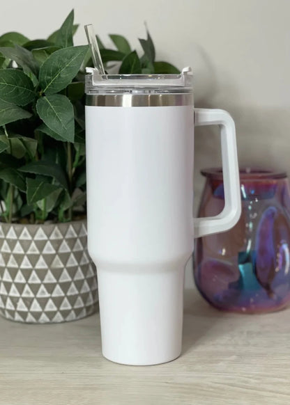 Smart Insulated Stainless Steel Tumbler with Handle