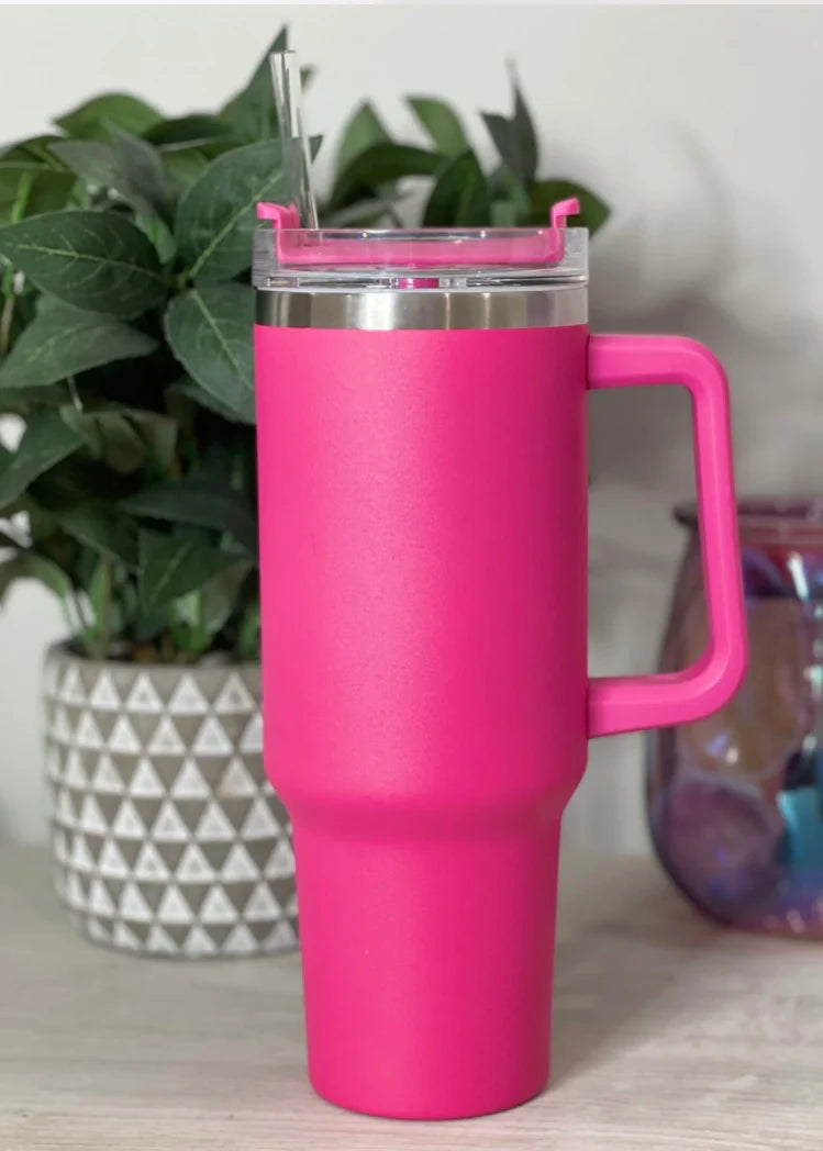 Smart Insulated Stainless Steel Tumbler with Handle