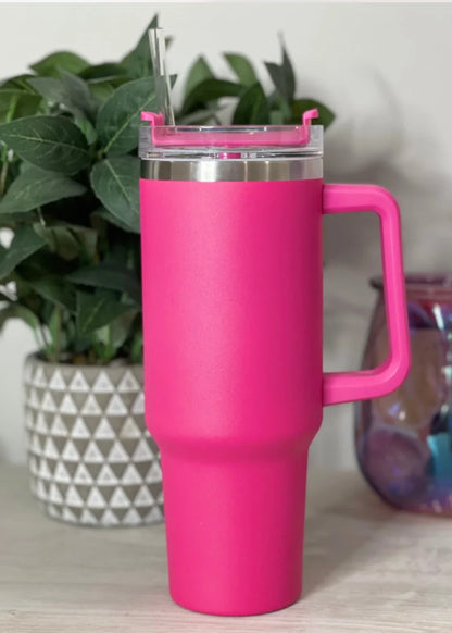 Smart Insulated Stainless Steel Tumbler with Handle